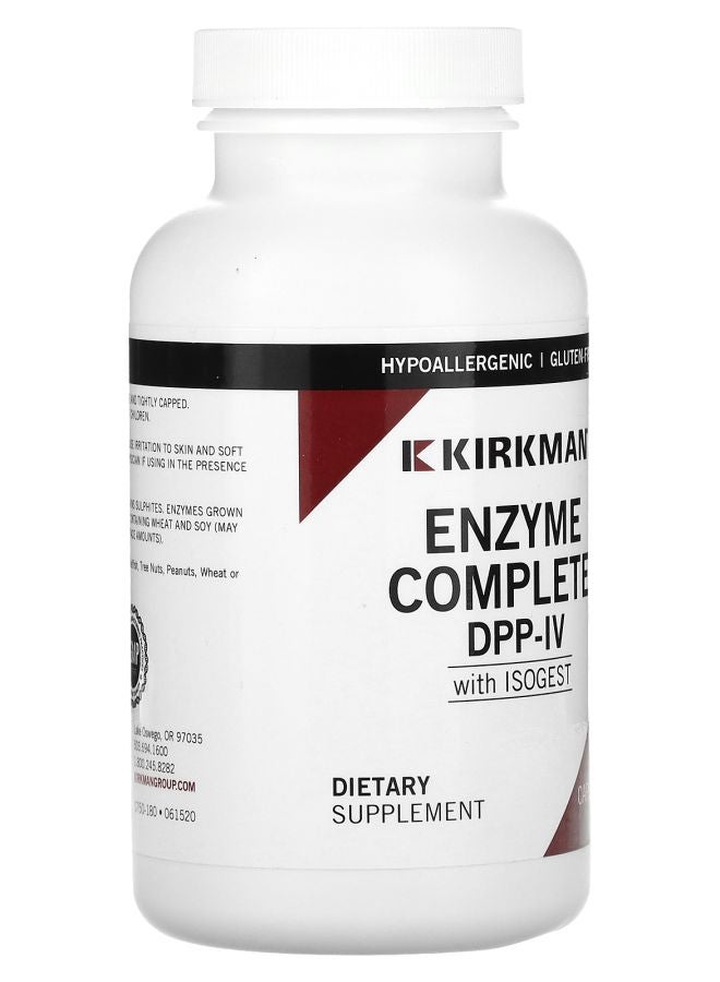 Kirkman Labs Enzyme Complete DPP-IV With ISOGEST 180 Capsules - Image 2