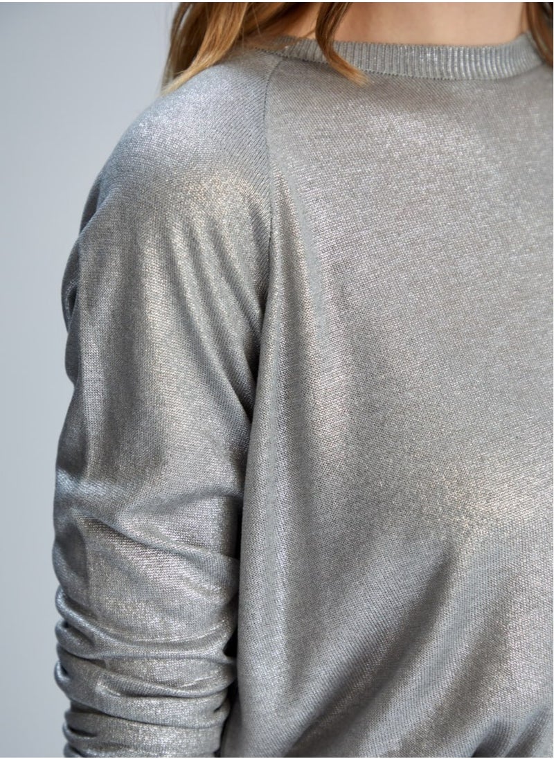 Sequin oversize shirt - Grey - pzsku/Z6DCE0CB8172D00FB09C0Z/45/_/1732479244/00a7a648-e5d2-4097-982a-ee82a3d7767a