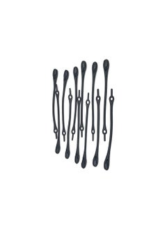 Spaceshoop Shoelaces For Boots 12pcs Pack Lazy Silicone Shoelaces Round Elastic Shoe Laces Special No Tie Rubber For Sneakers Fit Strap Tieless Shoelaces  - Image 1