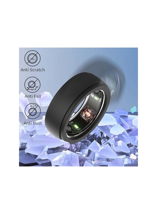 Green Tiger Smart Ring Protector Cover, 7 Pack, Compatible with Oura Ring Gen3, SAMSUNG Galaxy Oura Gen3, ULTRAHUMAN AIR, Thin Soft Silicone Case Accessories Men Women - Image 4