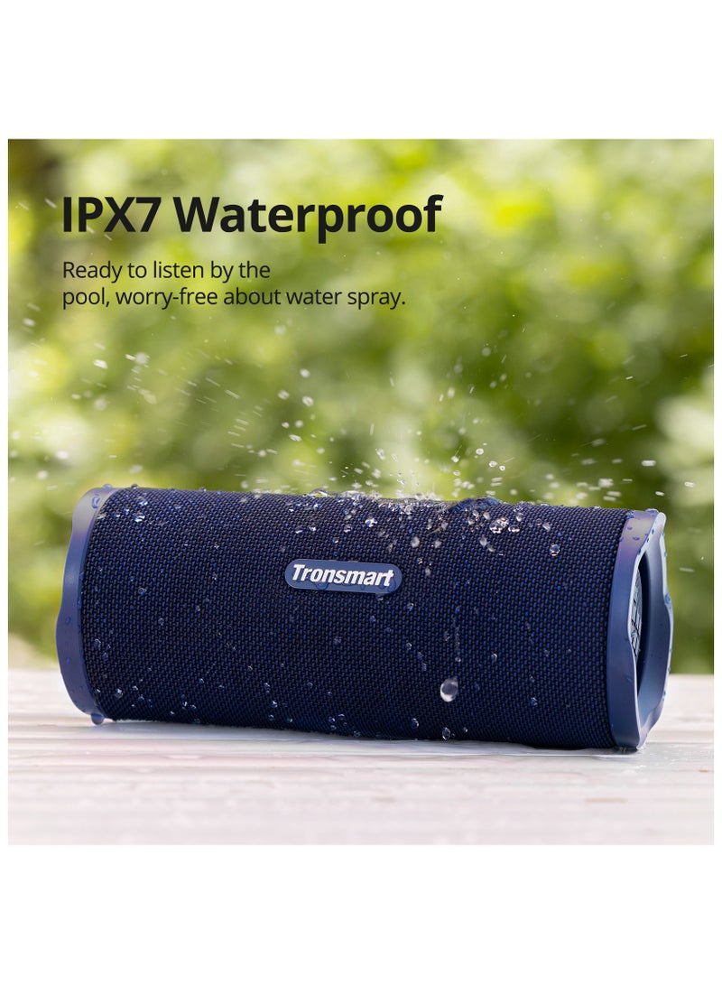 Tronsmart Mirtune C3: 24W Loud Stereo Sound, IPX7 Waterproof, TWS Pairing, 12H Playtime - Portable & Durable Outdoor Bluetooth Speaker (Blue) - Image 1
