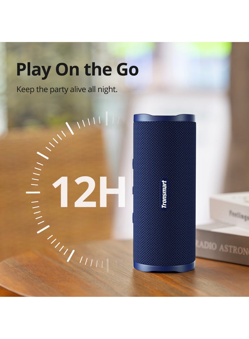 Tronsmart Mirtune C3: 24W Loud Stereo Sound, IPX7 Waterproof, TWS Pairing, 12H Playtime - Portable & Durable Outdoor Bluetooth Speaker (Blue) - Image 5