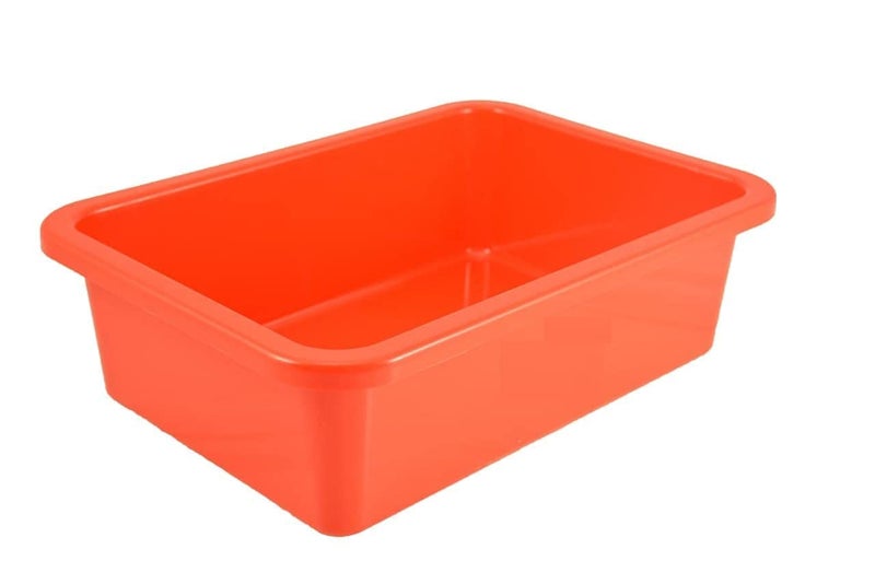 LANKESH ENTERPRISE Unbreakable Multipurpose Plastic Big Tray, 56.5x36.5x16.5 cm Multipurpose Organizer Tray (molti color-01) - Image 1