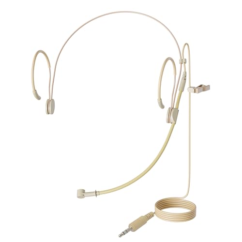 JK J K MIC-J 069 Earhook Headworn Headset Unidirectional Microphone - Standard 1/8" TRS Connector - Image 1
