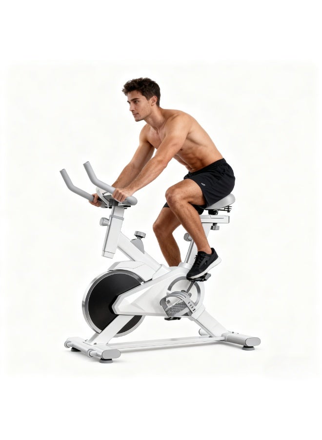 ETG Home Indoor Spinning Bike, Adjustable, Silent, with Phone Holder - Ideal for Home Fitness - Image 2
