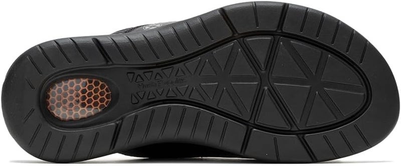 Hush Puppies صنادل سلايد سوداء - Image 4