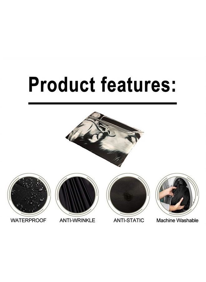 Pelocapa - Barber Cape for Men, PELOCAPA Hair Cutting Cape with Metal Snap Closure, Professional Salon Cape, Large Waterproof Hairdressing Cape for Hairstylist - 63"× 56"(Comic Style) - Image 1