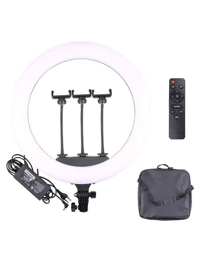 MAKS & CO. LED Photography Ring Light With Tripod Stand And Accessory Black/White/Grey - Image 3