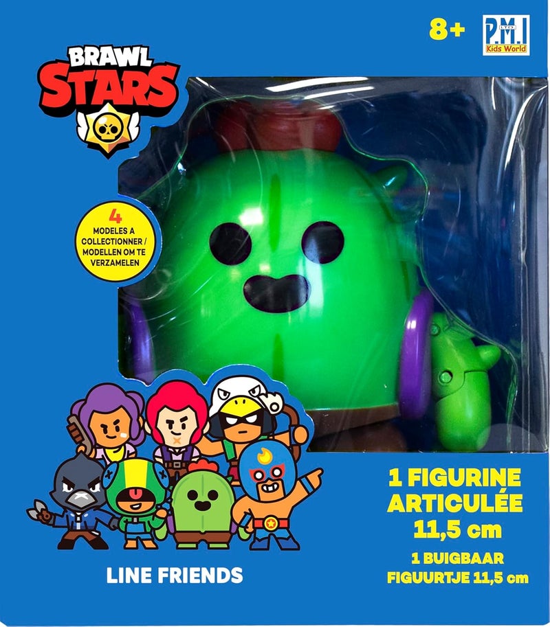Lansay Brawl Stars – 1 Articulated Figure 11.5 cm – Spike – Video Game Characters – Ages 8 and Above - Image 2