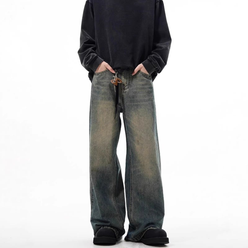 Unisex Casual Daily Denim Jeans - Image 2