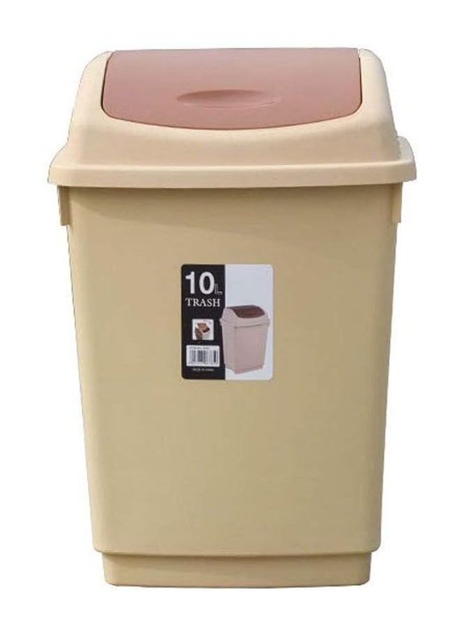 KLNAMAEAAN Premium 10-Litre Plastic Trash Bin with Durable Construction  - Image 1