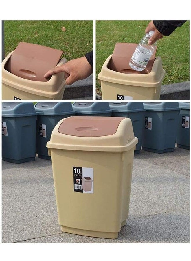 KLNAMAEAAN Premium 10-Litre Plastic Trash Bin with Durable Construction  - Image 3
