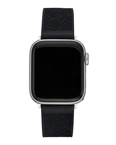 Anne Klein Silicone Fashion Band for Apple Watch Secure Adjustable Apple Watch Band Replacement Fits Most Wrists - Image 1