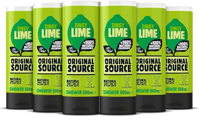 Original Source جل استحمام شجرة الشاي بالنعناع من أورجينال سورس 100% عطر طبيعي نباتي خالي من القسوة خالي من البارابين عبوة شراء بالجملة من 6 × 500 مل - Image 1