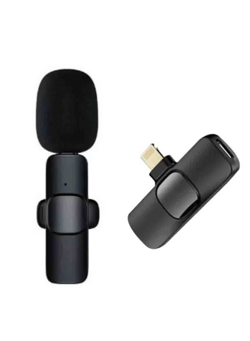 Wireless Lavalier Microphone 2.4G Radio Noise Reduction For iPhone - Image 1