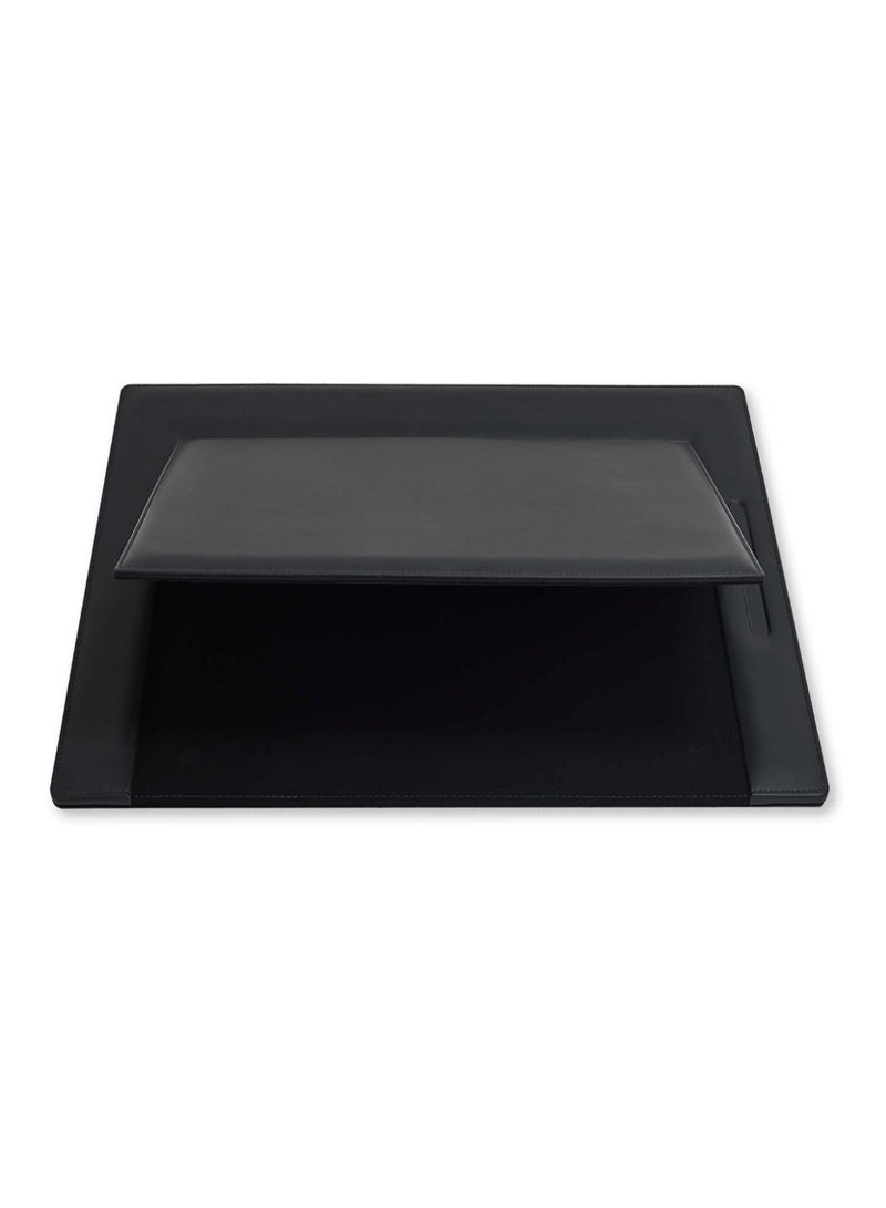 FIS طقم مكتب تنفيذي إيطالي من مادة البولي يوريثان باللون الأسود - مجموعة من 7 قطع - FSDS171BK - Image 5