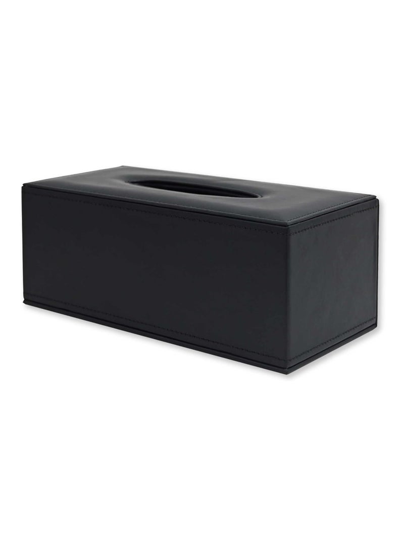 FIS طقم مكتب تنفيذي إيطالي من مادة البولي يوريثان باللون الأسود - مجموعة من 7 قطع - FSDS171BK - Image 4