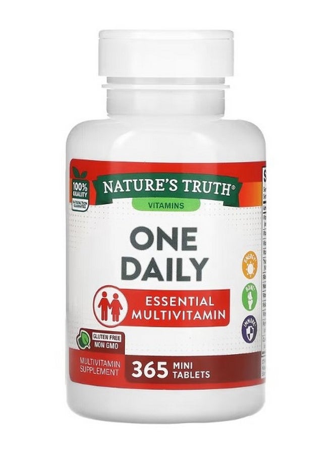 Nature's Truth One Daily Essential Multivitamin 365 Mini Tablets  - Image 1
