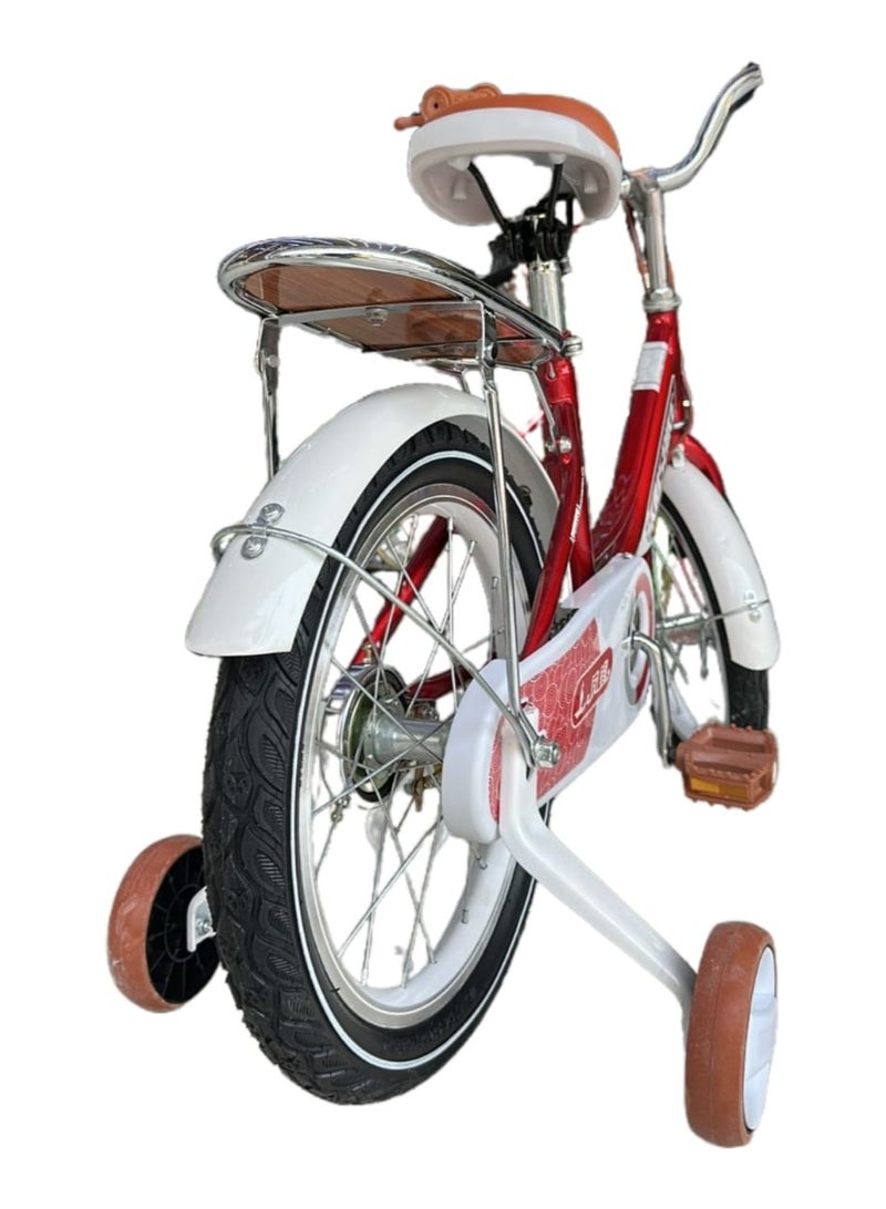 Kids cycle 16 Kids Bike – Dual Seat Children’s Bicycle with Training Wheels, Air Tube Tires, Adjustable Seat, Front Basket – Durable 16-Inch Bike for Ages 4-7 - Image 2