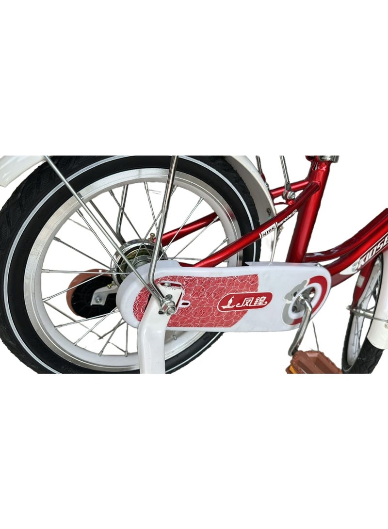 Kids cycle 16 Kids Bike – Dual Seat Children’s Bicycle with Training Wheels, Air Tube Tires, Adjustable Seat, Front Basket – Durable 16-Inch Bike for Ages 4-7 - Image 3