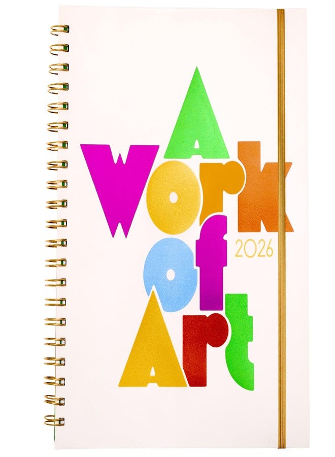 ban.do 12-Month Large Daily and Weekly Planner Dated January 2026 - December 2026, Soft Cover Self Care Journal, Agenda with Monthly Calendar, Stickers, Art & Bonus Pages (A Work of Art) - Image 1
