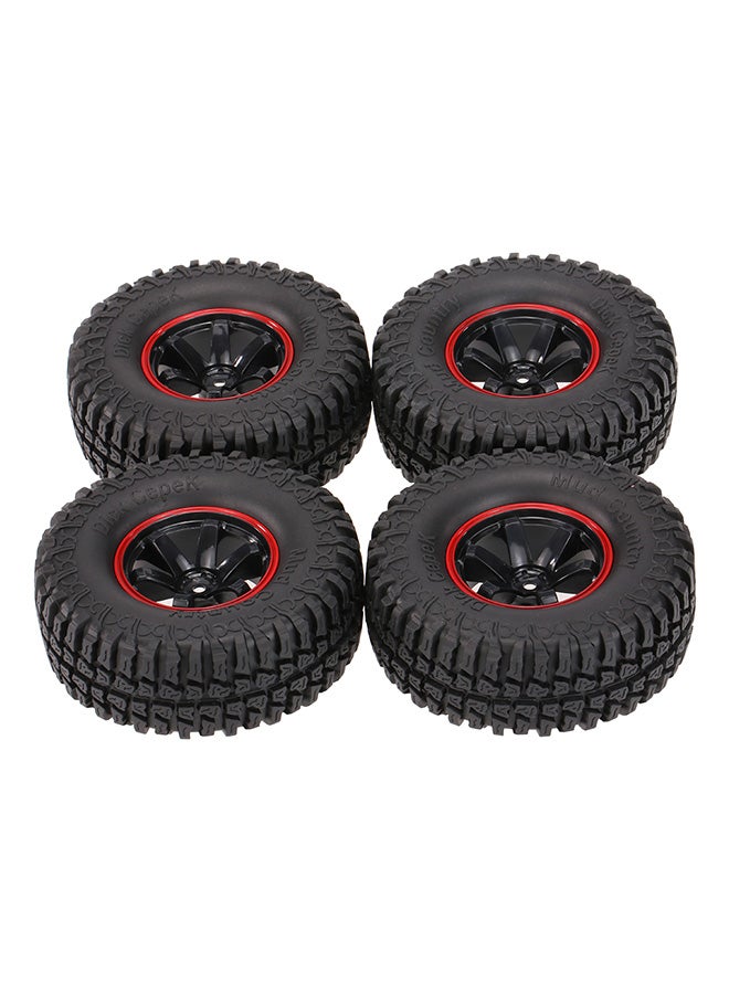 4-Piece Tires With Wheel Rim For RC Rock Crawler AX-3020B - Image 1