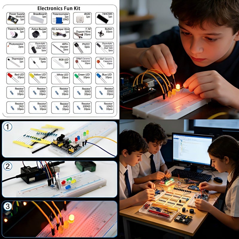 MEGA2560 Starter Kit 300 PCS Beginner R3 Component Package - Image 1