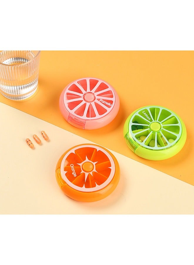 3Pcs Pill Organizer Cases Portable Travel Medicine Boxes 7 Lattice Weekly Pill Organizers Large Daily Pill Cases for Pills Vitamin Fish Oil Supplements Container - Image 5