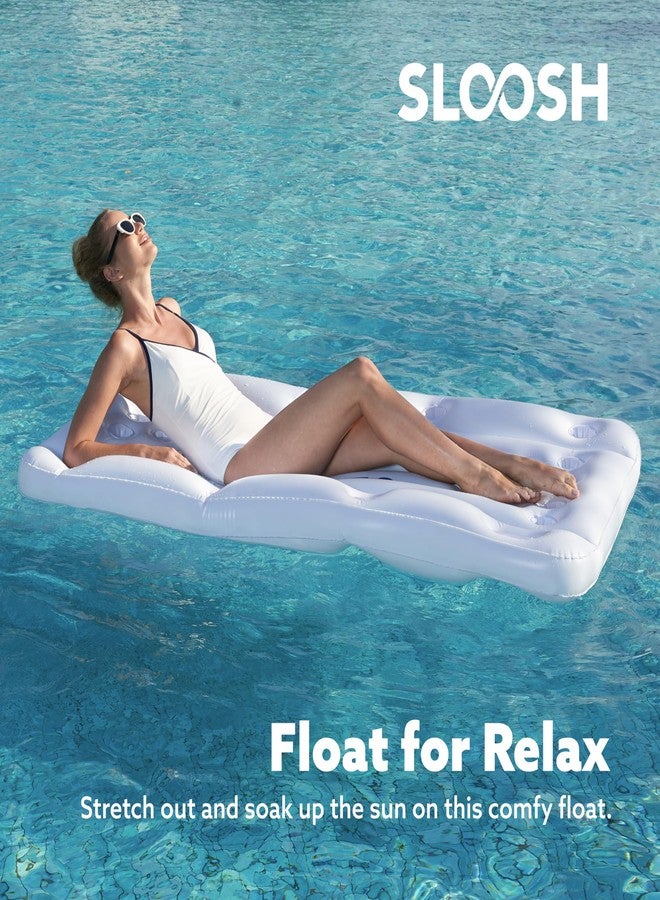 SLOOSH Pool Toys Games Set - Pong Toss Game Water Toys for Adults Kids Family Games, Inflatable Floats Lounge Raft Floating Swimming Pool Accessories 6x3 FT Table with 10 Pong Balls for Parties - Image 5