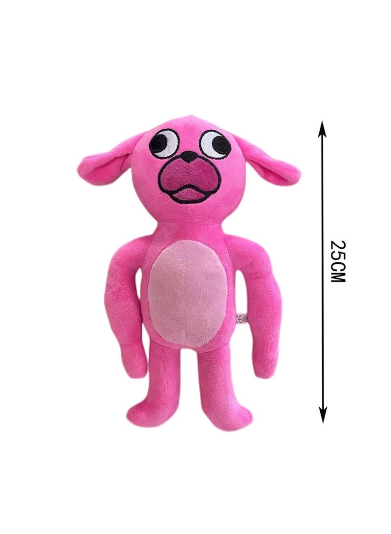 25cm Rose Red Dog Plush Toy, Banban Garden Soft Cartoon Doll Ornaments, Suitable As A Gift For Children And Relatives On Birthdays And Holidays - Image 2