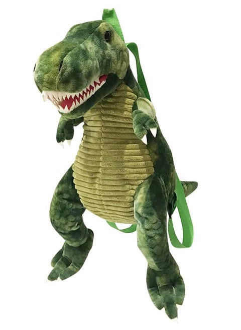 3D Dinosaur Backpack, Kids Cute Animal Backpack Boys Girls Parent-Child Toddler Dinosaurs Bag Creative Gifts (Green, 60cm height)