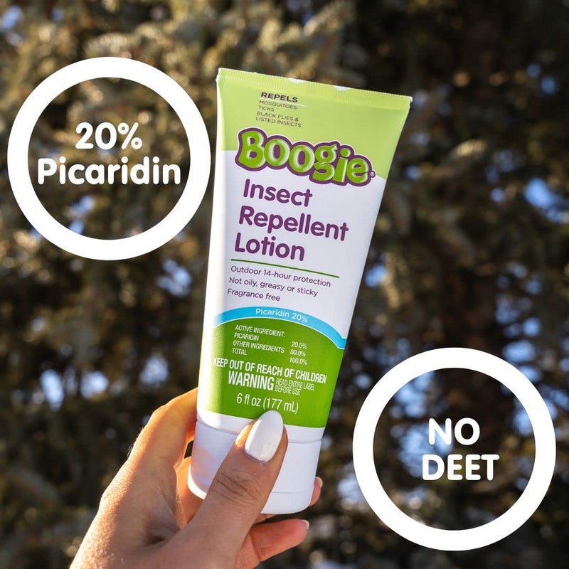 Boogie Insect Repellent Lotion, Keep Mosquitoes, Ticks and Flies Off, DEET Alternative Repellent, Up to 14-Hour Protection, Fragrance-Free, Odorless Lotion, 6 Ounce - Image 5