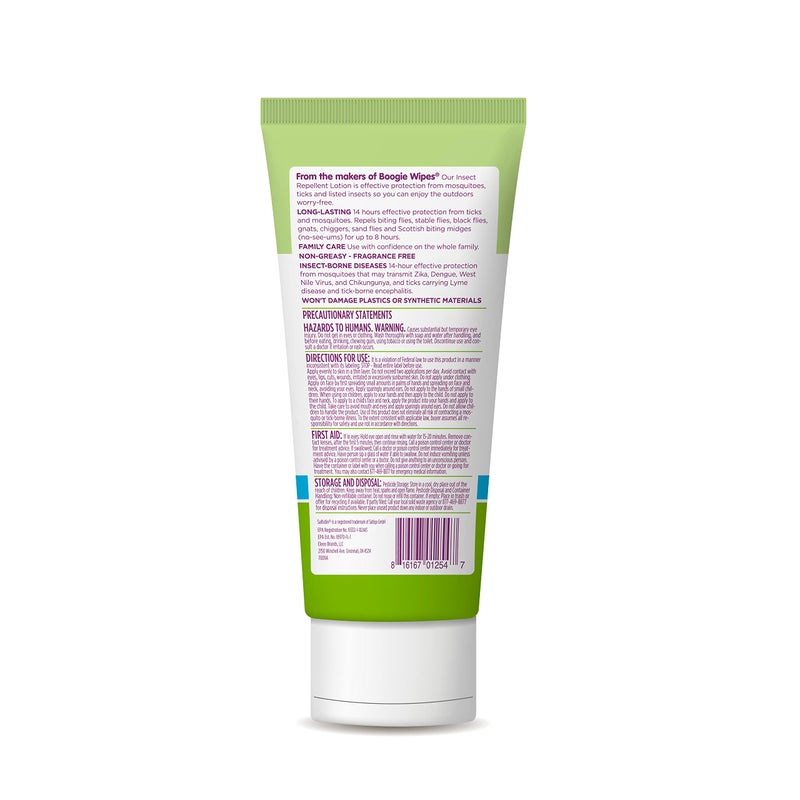 Boogie Insect Repellent Lotion, Keep Mosquitoes, Ticks and Flies Off, DEET Alternative Repellent, Up to 14-Hour Protection, Fragrance-Free, Odorless Lotion, 6 Ounce - Image 2