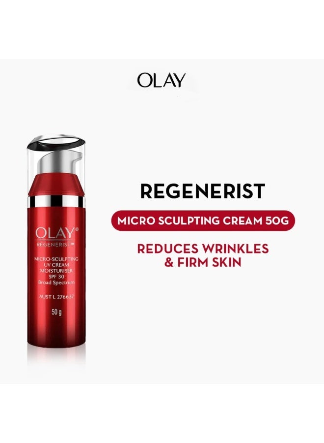 Olay Regenerist Micro-Sculpting UV Cream SPF30 50ml (Moisturizer, Skincare) - Image 1