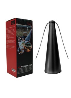 MAAGEN Maagen Lightweight Eco-Friendly Fly Insect Mosquito Repellent Fan (Black)  - Image 1
