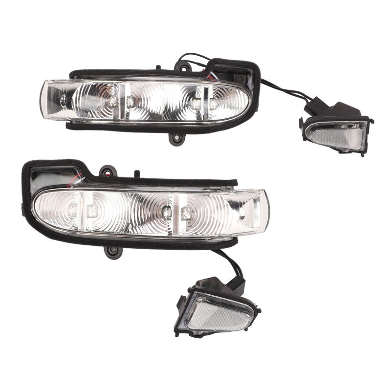 Led Side Mirror Turn Signal Light: 2PCS (OE 2038201321 2038201421) Durable ABS Material - Easy Direct Replacement Led Turn Signal Light for Benz W463 W211 E320 E500 G55 G550 - Image 1