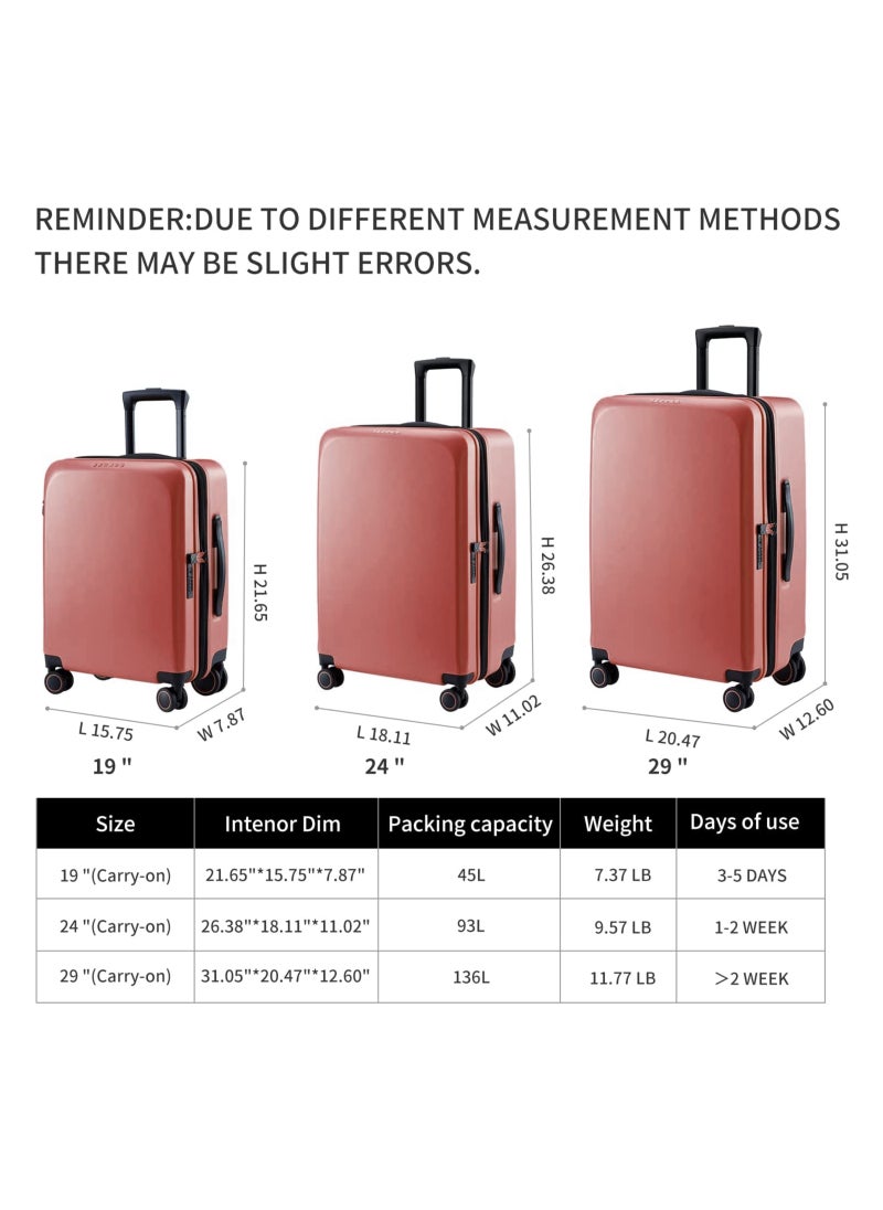 Verage  - Luggage with X Large Spinner Wheels Expandable Hardside Travel Luggage - Image 1
