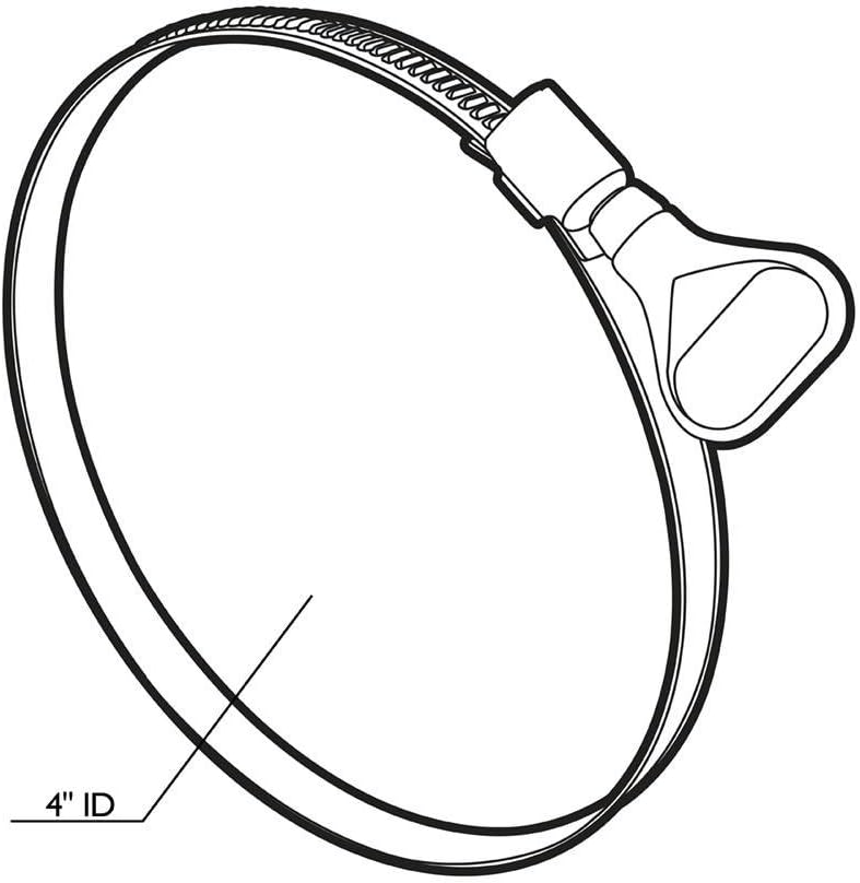 ROCKLER 4-1/2 in in Keyed Hose Clamps, Pack of 5 - Image 2