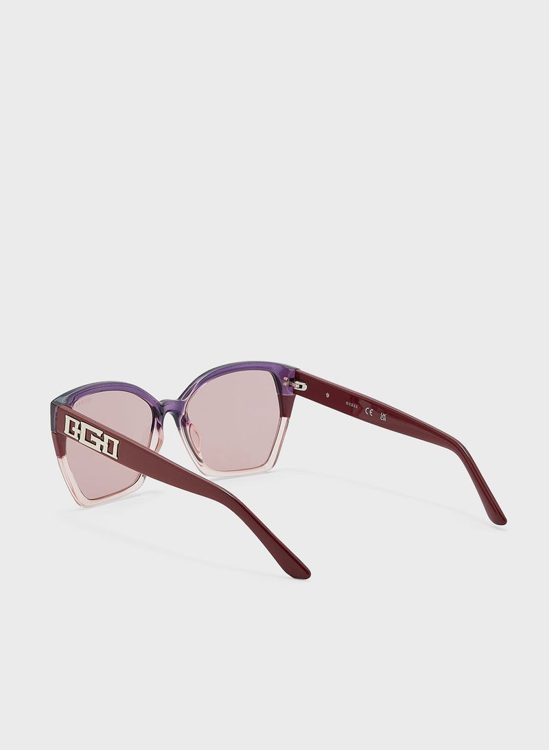 GUESS Half Frame Shape Sunglasses - Image 3