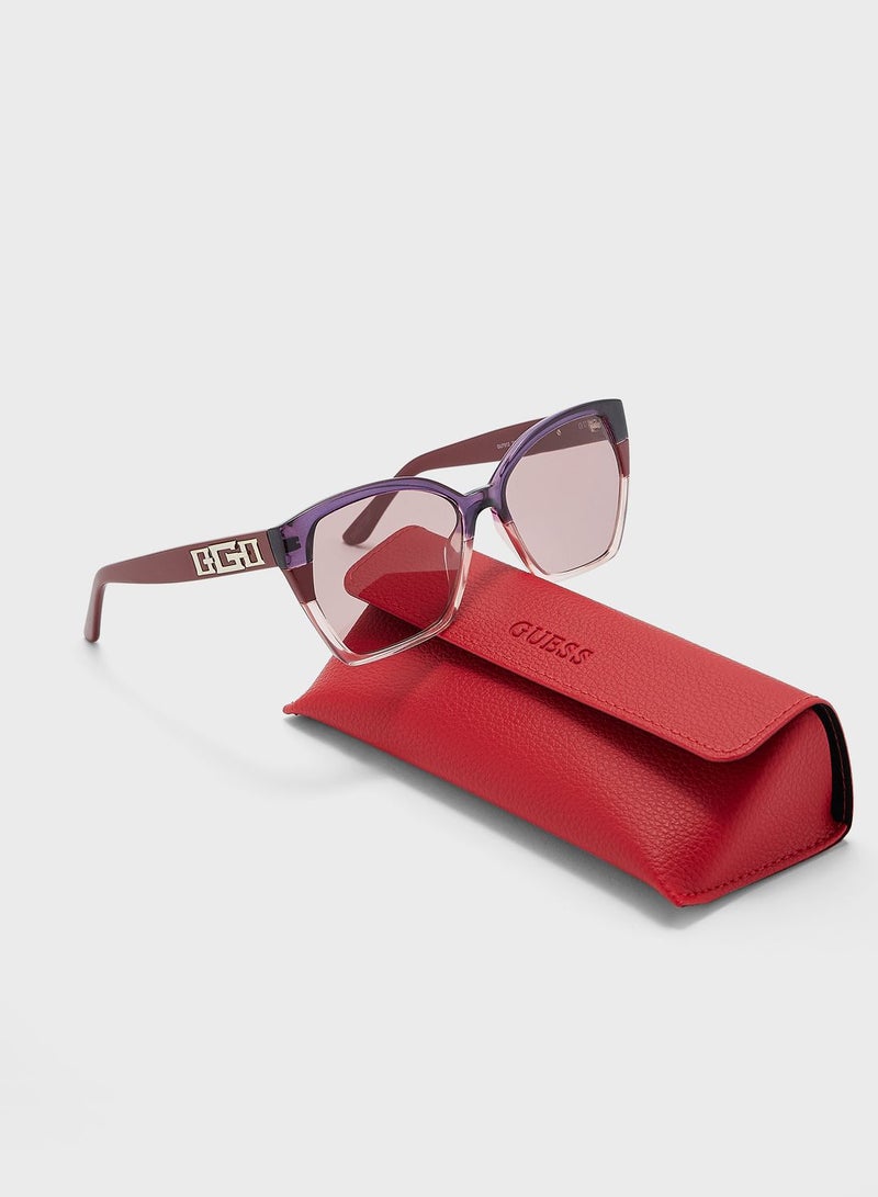 GUESS Half Frame Shape Sunglasses - Image 5