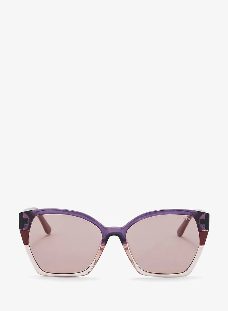 GUESS Half Frame Shape Sunglasses