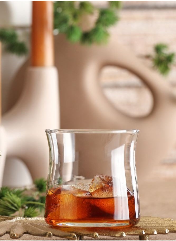 LAV 6 Pieces Vera Whiskey Glass, 360 Ml - Clear  - Image 2