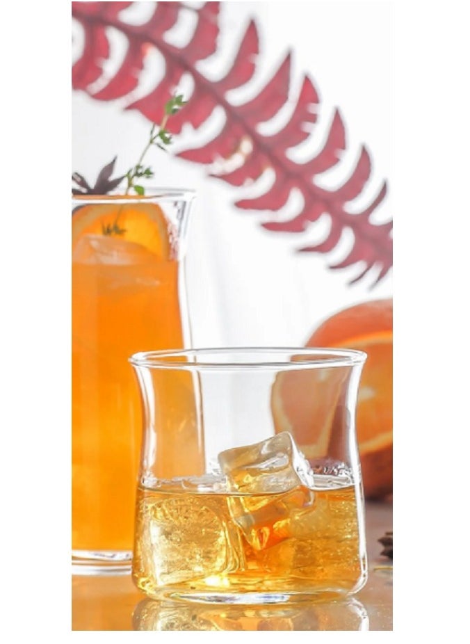 LAV 6 Pieces Vera Whiskey Glass, 360 Ml - Clear  - Image 5
