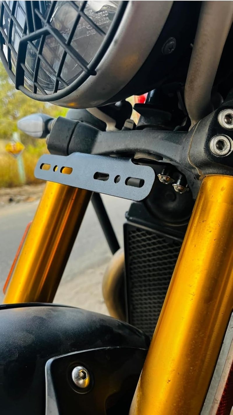 MOXZILLA Triumph Speed 400 Number Plate Relocater Also Suitable for Scrambler 400X Bikes - Image 1