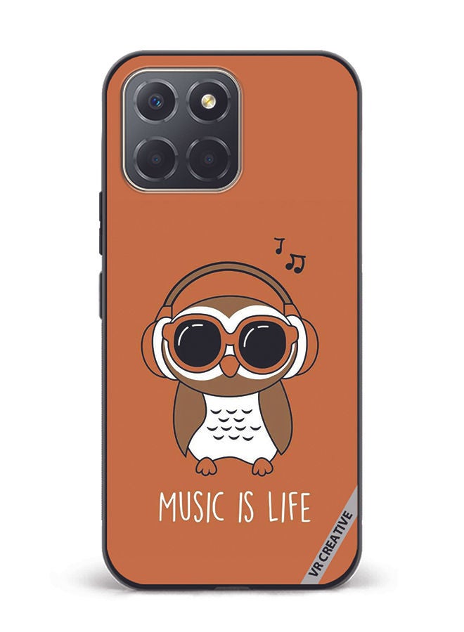 VR CREATIVE Protective Case Cover For Honor X6 Music Is Life Design Multicolour - Image 1