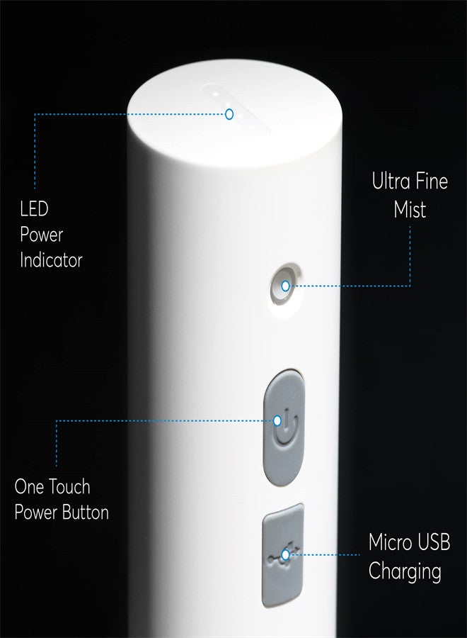 KASTWAVE Electric Plant Mister Spray Bottle, Automatic Plant Mister, Continuous Water Spray Bottle, Battery Powered Humidification Spray Bottle for Home Cleaning Salon Garden - Image 5