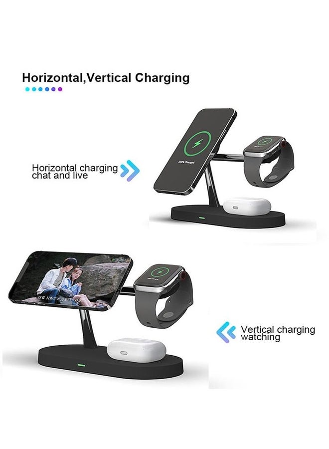 HuHa X452 3 in 1 Multifunctional 15W Wireless Charger with Night Light Function(White) - Image 5