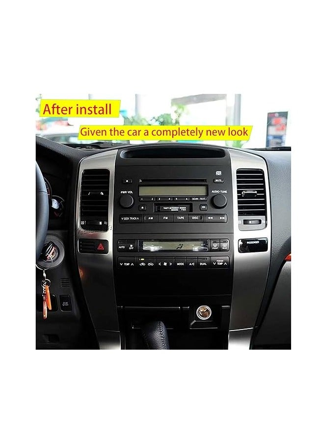 Center Dash AC vent prado/Lexus GX470 2003 2004 2005 2006 2007 2008 2009 Silver - Image 3