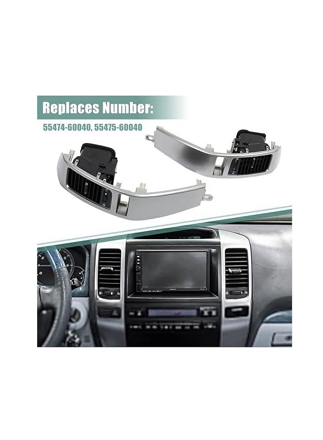 Center Dash AC vent prado/Lexus GX470 2003 2004 2005 2006 2007 2008 2009 Silver - Image 4