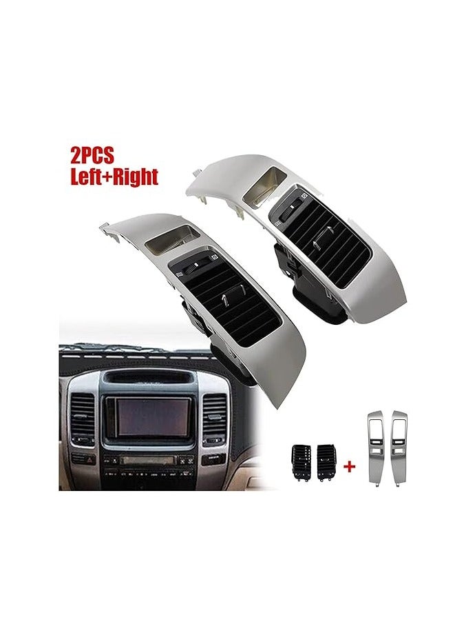 Center Dash AC vent prado/Lexus GX470 2003 2004 2005 2006 2007 2008 2009 Silver - Image 5